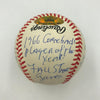 Orlando Cepeda Signed Heavily Inscribed Career Stat Baseball PSA DNA COA