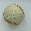 1975 Hall Of Fame Induction Signed Baseball Lloyd Waner Marquard Ruffing JSA COA