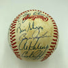 Hall Of Fame Multi Signed Cracker Jack Old Timers Game Baseball Beckett COA