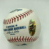 Tom Glavine Signed Heavily Inscribed Stat MLB Baseball With JSA COA