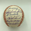 Beautiful Ted Williams Hall Of Fame Multi Signed Baseball 22 Sigs Beckett COA