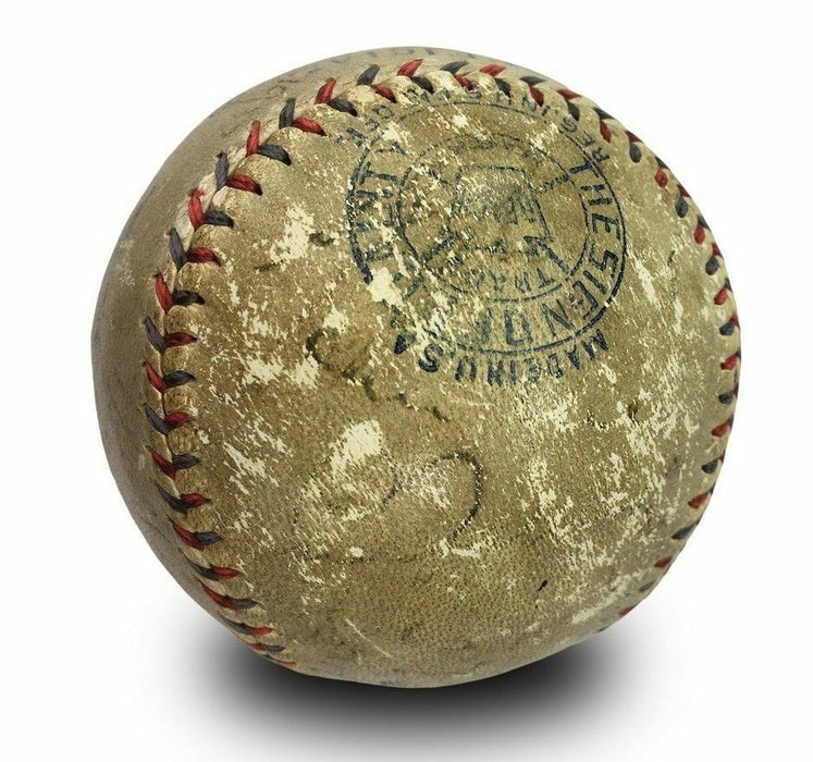 1932 Yankees World Series Champs Team Signed Baseball Babe Ruth & Lou Gehrig PSA