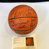1976-77 Portland Trail Blazers NBA Champs Team Signed Basketball UDA JSA COA
