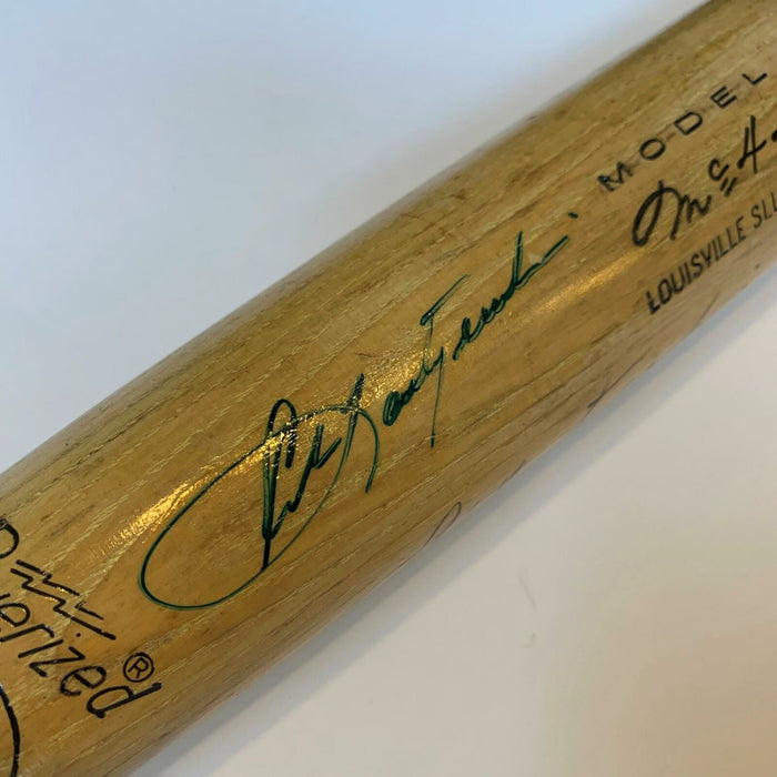 Carl Yastrzemski Signed Vintage MC44 Louisville Slugger Game Model Bat PSA DNA
