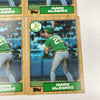 Lot Of (6) 1987 Topps Mark Mcgwire Rookie Cards RC