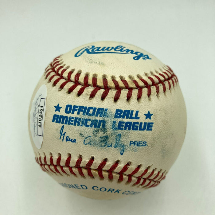 Ralph Houk Manager 1961 Yankees Manager Signed Baseball JSA COA