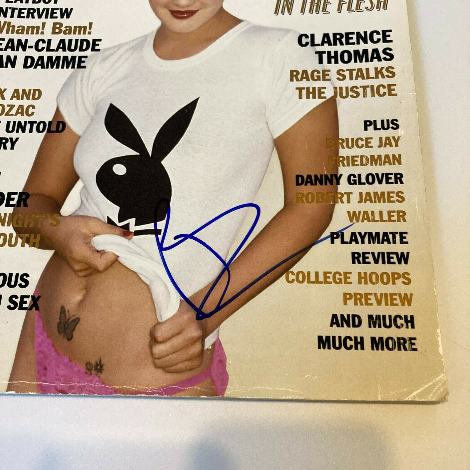 Drew Barrymore Signed Autographed 1995 Playboy Magazine — Showpieces Sports