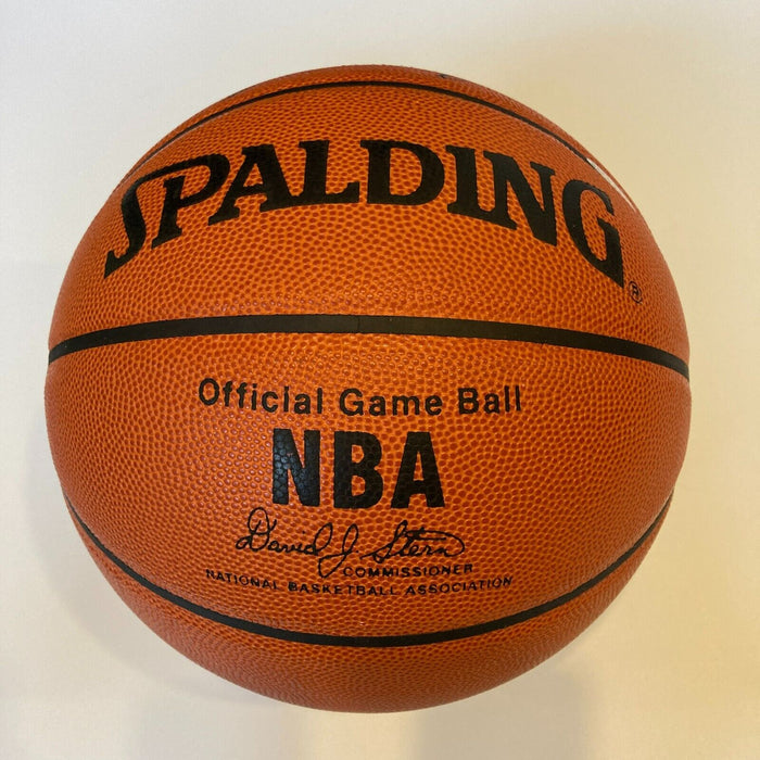 Michael Jordan Signed Spalding Official NBA Game Basketball UDA Upper Deck COA