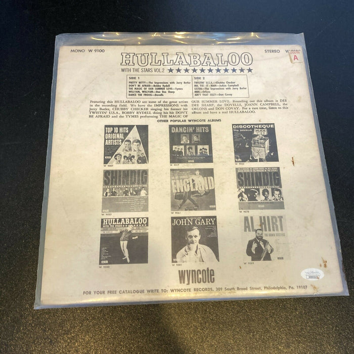 Chubby Checker & Bobby Rydell Signed Autographed LP Record Album With JSA COA
