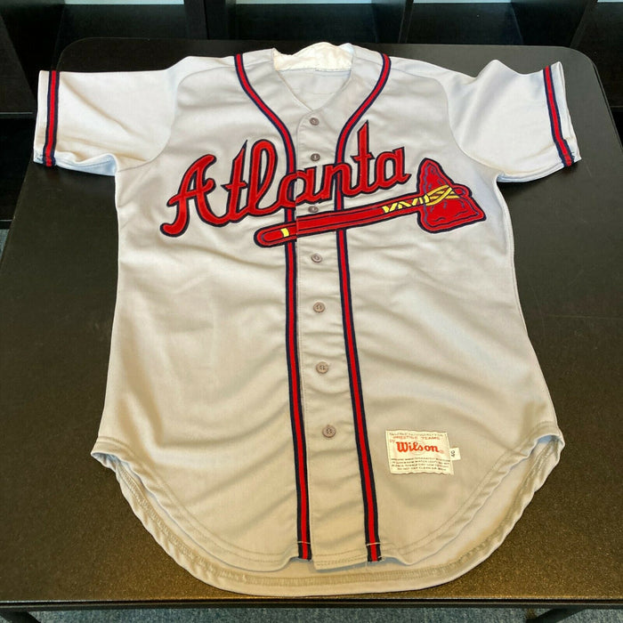 Lonnie Smith Authentic Game Used 1991 Atlanta Braves Jersey