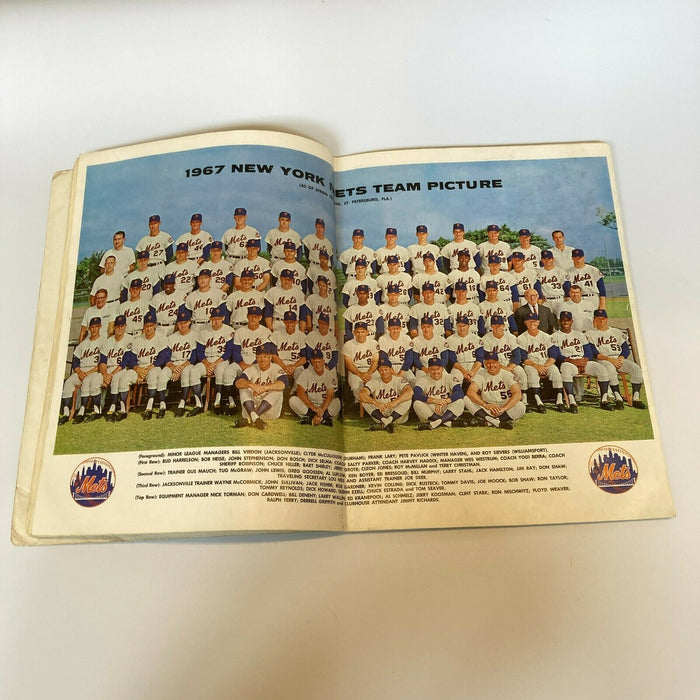 1967 New York Mets Multi Signed Vintage Yearbook