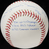 Beautiful Mariano Rivera Signed Heavily Inscribed STAT Baseball Steiner