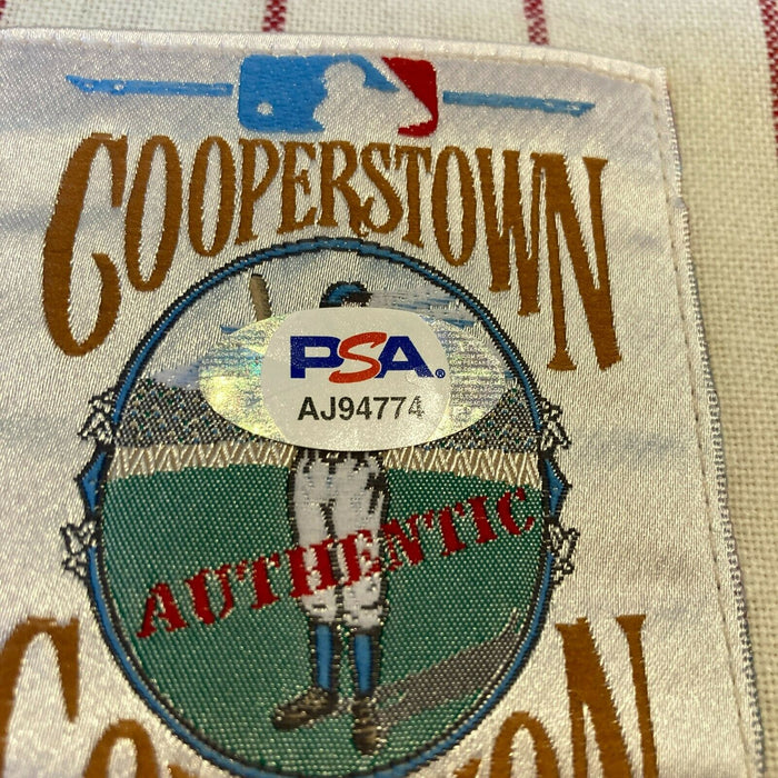 Johnny Callison Signed Authentic Philadelphia Phillies STAT Jersey PSA DNA COA