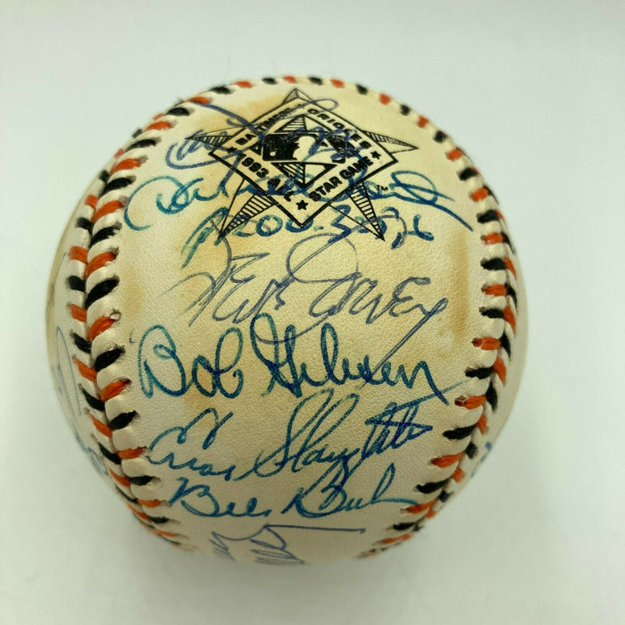 Hall Of Fame Legends Signed 1993 All Star Game Baseball 27 Sigs Beckett COA