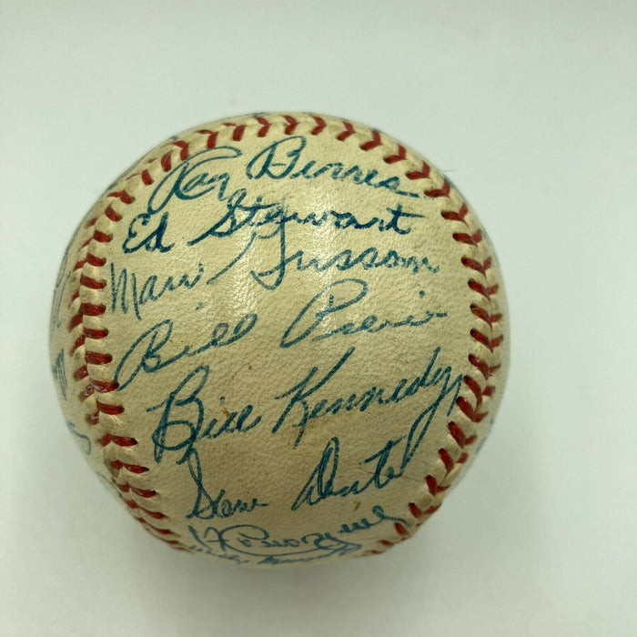 1954 Chicago White Sox Team Signed Autographed Baseball With Nellie Fox