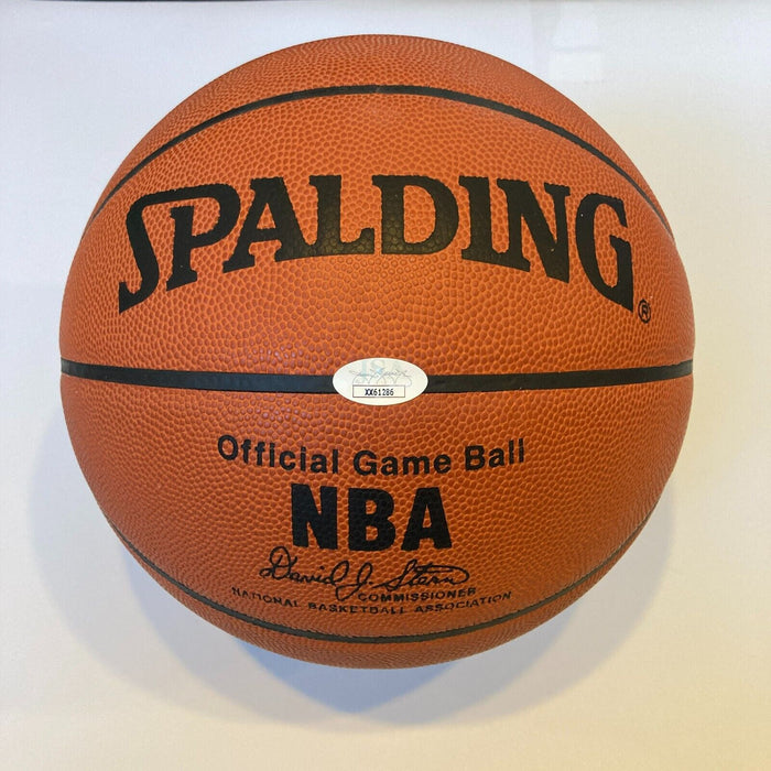 RARE Bill Russell "Hall Of Fame 1974" Signed Spalding NBA Game Basketball JSA