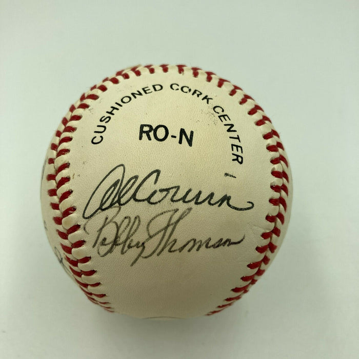 Jim Brown Hall Of Famers & Legends Signed Baseball With JSA COA NFL