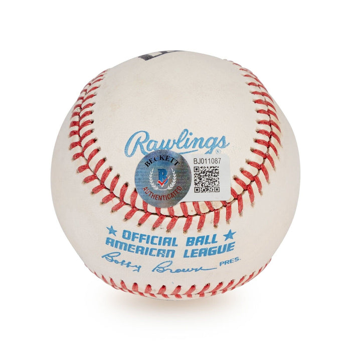 Paul Brown Single Signed Baseball Cleveland Browns Coach Dec 1991 Beckett