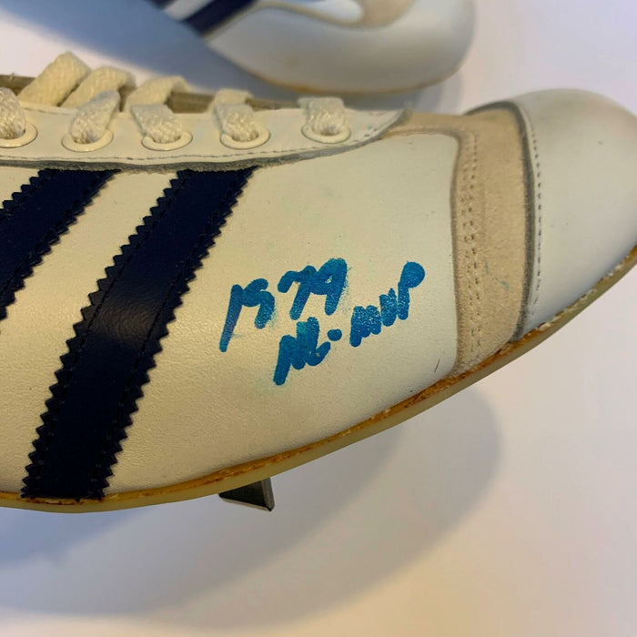 Steve Garvey "1979 NL MVP" Signed Vintage Adidas Game Cleats Shoes JSA COA