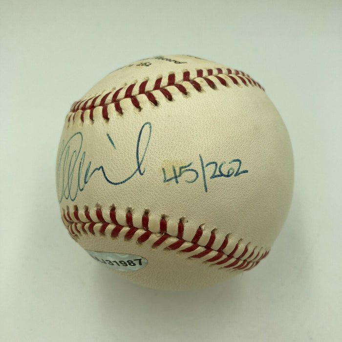 Rare 2001 Ichiro Suzuki Rookie Signed STAT Major League Baseball UDA Upper Deck