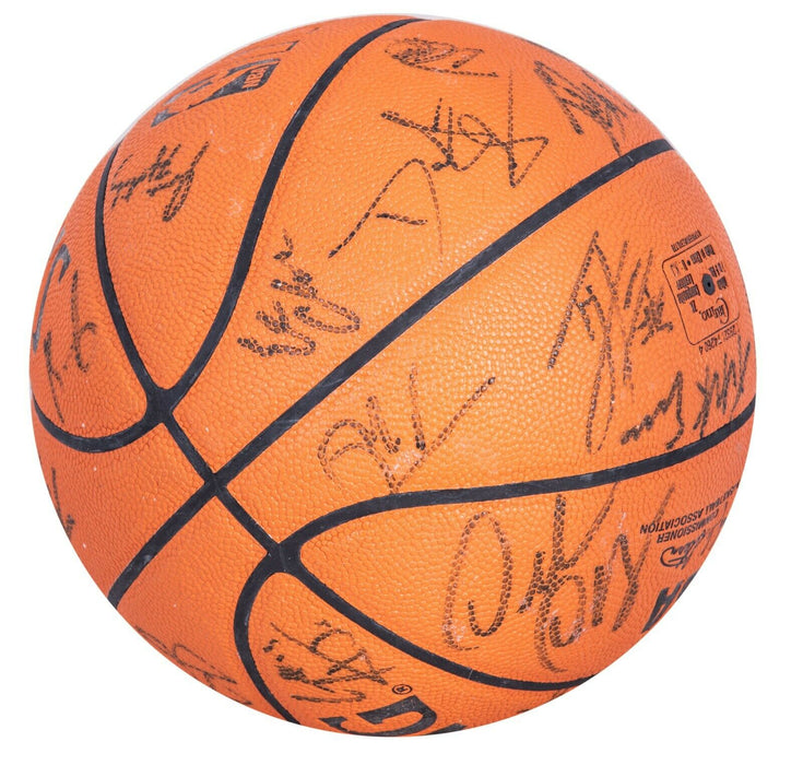 Stephen Curry James Harden 2009 Draft Rookie Signed Basketball 35 Sigs JSA COA