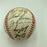 1982 Milwaukee Brewers AL Champs Team Signed World Series Baseball With JSA COA