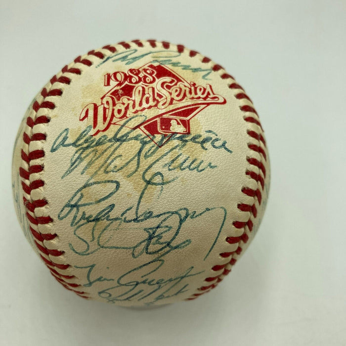 1988 Los Angeles Dodgers World Series Champs Team Signed Baseball JSA COA