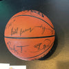 1997-98 Houston Rockets Team Signed Spalding NBA Basketball JSA COA Team Letter