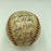 1957 Milwaukee Braves World Series Champs Team Signed Baseball Hank Aaron JSA