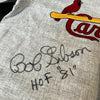 Bob Gibson "Hall Of Fame 1981" Signed St. Louis Cardinals Jersey Huge Sig JSA