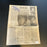James Brown Signed Autographed Newspaper Photo With JSA COA King Of Soul Music