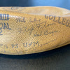 1938 Michigan Wolverines All Stars Team Signed Football With Tom Harmon JSA COA