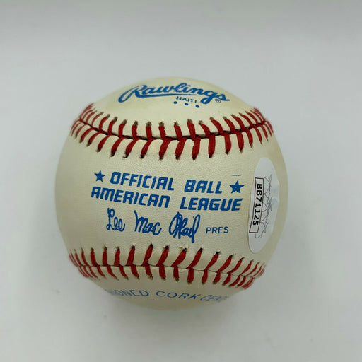 Beautiful Earl Averill Single Signed Official American League Baseball JSA COA