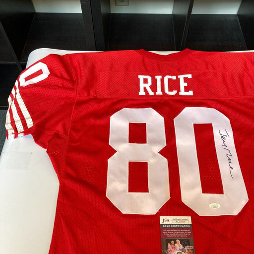 Jerry Rice Signed Autographed San Francisco 49ers Jersey JSA COA