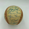 1966 Chicago Cubs & Pittsburgh Pirates Signed Game Used Baseball Ernie Banks