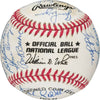 Beautiful 1957 Milwaukee Braves World Series Champs Team Signed Baseball PSA DNA