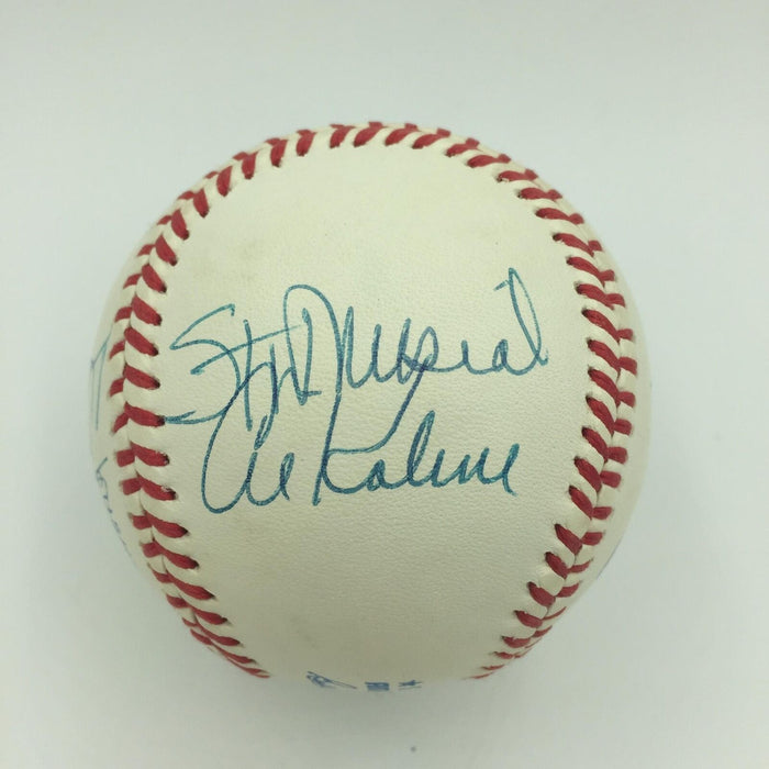 3000 Hit Club Signed Baseball Willie Mays Carl Yastrzemski Hank Aaron JSA COA