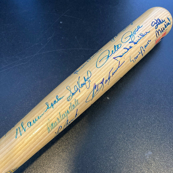 Stunning Mickey Mantle Willie Mays Hank Aaron Sandy Koufax HOF Signed Bat PSA