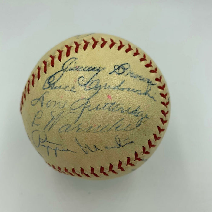 Rare 1937 St. Louis Cardinals Team Signed Autographed Baseball JSA COA