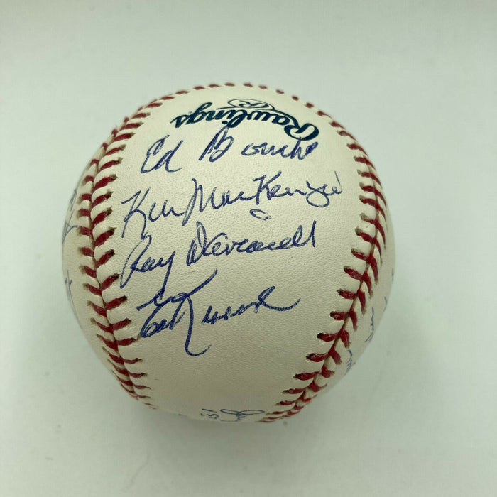 1962 New York Mets Inaugural Season Team Signed Baseball With PSA DNA COA