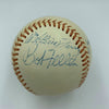 1975 Hall Of Fame Induction Signed Baseball Lloyd Waner Marquard Ruffing JSA COA