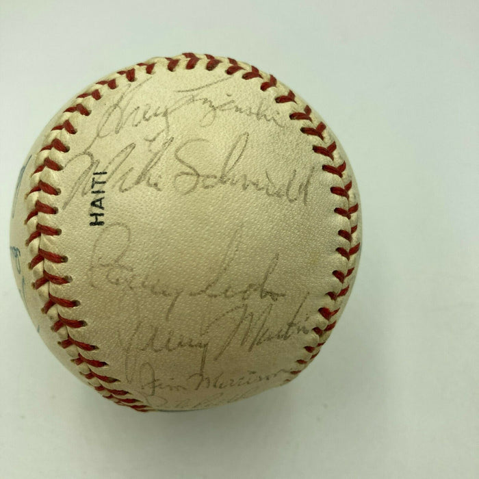 Mike Schmidt 1980's Philadelphia Phillies Team Signed Baseball