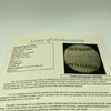 Extraordinary Walter Johnson Single Signed Autographed Baseball With JSA COA