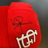 Mark Mcgwire Signed St. Louis Cardinals Game Model Baseball Hat Cap With JSA COA