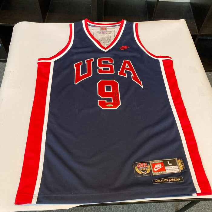 Michael Jordan Signed Authentic 1984 Team USA Olympics Jersey Upper Deck UDA COA