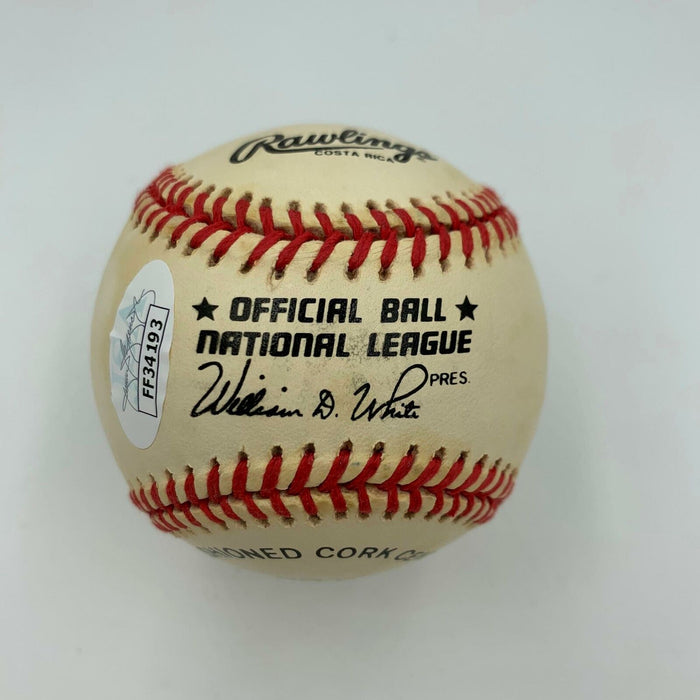 Wilmer Fields Signed National League Baseball With JSA COA Negro Leagues