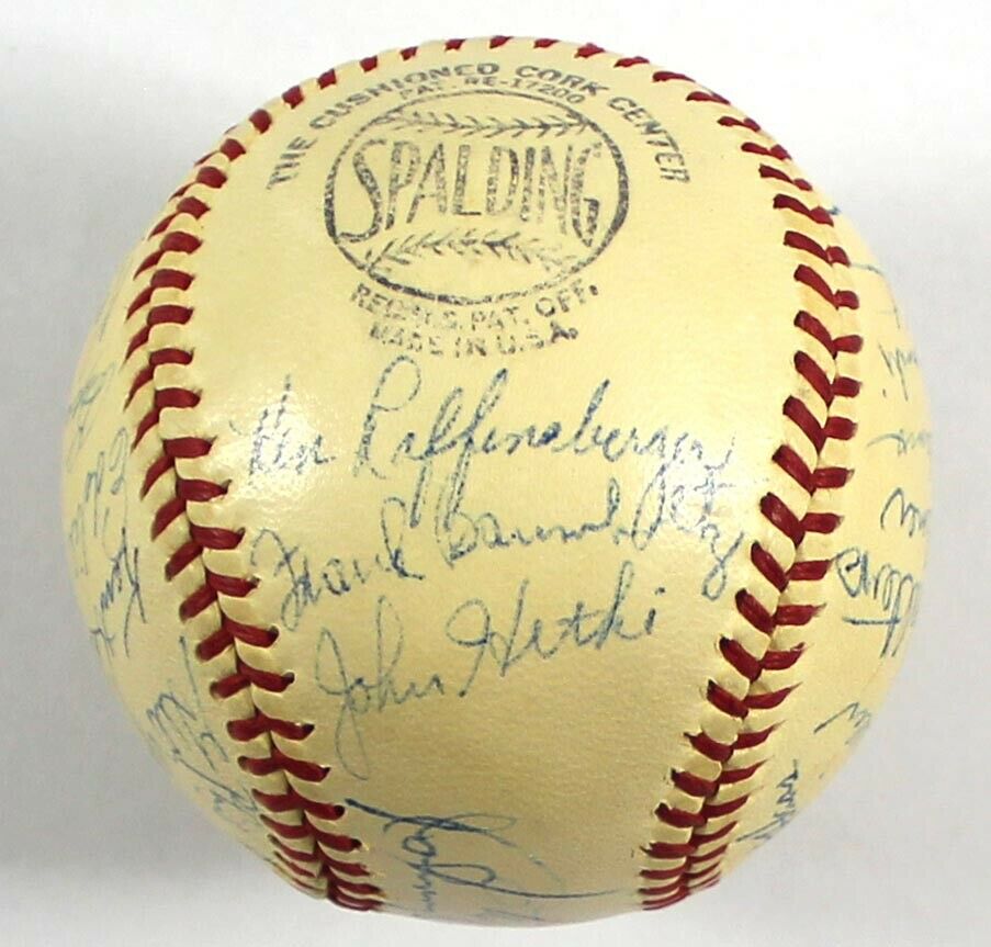 The Finest 1957 Cincinnati Reds Team Signed Baseball JSA COA Frank