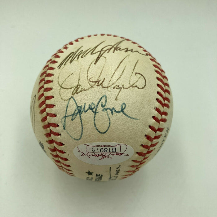 1987 New York Mets Team Signed National League Baseball Gary Carter JSA COA