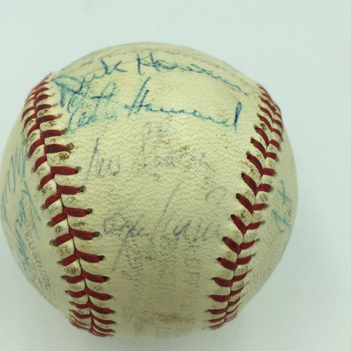 Rare 1961 All Star Game Team Signed Baseball Mickey Mantle & Roger Maris JSA COA