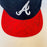 1993 Chipper Jones Pre Rookie Richmond Atlanta Braves Team Signed Hat JSA COA